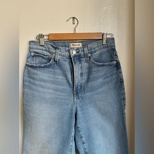 Perfect vintage wide leg crop madewell jeans